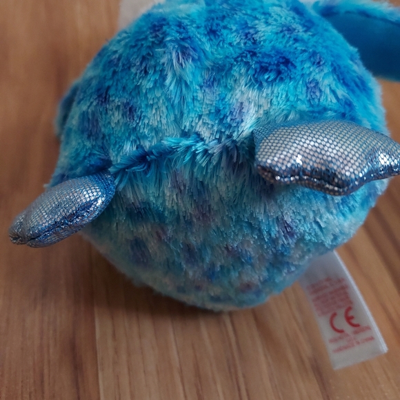 TY Beanie Boos Ice Cube Penguin 6" Plush Blue Glitter Eyes Stuffed Animal - Picture 8 of 11